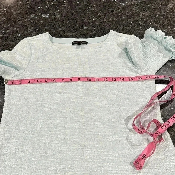 BANANA REPUBLIC Boucle Ruffle Cuff Top - Picture 8 of 10